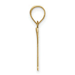 Load image into Gallery viewer, 14K Yellow Gold Polished Letter K Initial Pendant