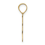 Load image into Gallery viewer, 14K Yellow Gold Polished Bubble Letter E Initial Pendant