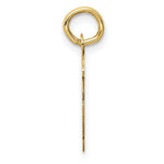 Load image into Gallery viewer, 14K Yellow Gold Initial Letter D Charm Pendant