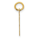 Load image into Gallery viewer, 14K Yellow Gold Initial Letter H Charm Pendant