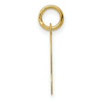 Load image into Gallery viewer, 14K Yellow Gold Initial Letter L Charm Pendant