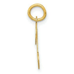 Load image into Gallery viewer, 14K Yellow Gold Initial Letter T Charm Pendant