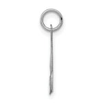 Load image into Gallery viewer, 14K White Gold Initial Letter M Charm Pendant