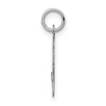 Load image into Gallery viewer, 14K White Gold Initial Letter R Charm Pendant