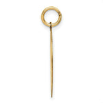 Load image into Gallery viewer, 14K Yellow Gold Solid Polished Smiley Face Pendant