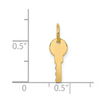Load image into Gallery viewer, 14K Yellow Gold Key Charm