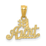 Load image into Gallery viewer, 14K Yellow Gold #1 Aunt Pendant