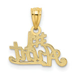 Load image into Gallery viewer, 14K Yellow Gold #1 Aunt Pendant