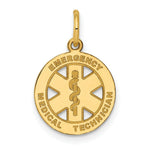 Load image into Gallery viewer, 14K Yellow Gold Small EMT Medical Charm
