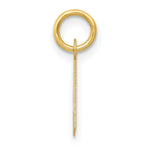 Load image into Gallery viewer, 14K Yellow Gold Small Slanted Block Initial Letter A Charm Pendant