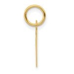 Load image into Gallery viewer, 14K Yellow Gold Small Slanted Block Initial Letter N Charm Pendant
