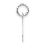 Load image into Gallery viewer, 14K White Gold Small Slanted Block Initial Letter J Charm Pendant