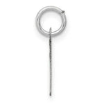 Load image into Gallery viewer, 14K White Gold Small Slanted Block Initial Letter L Charm Pendant