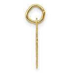 Load image into Gallery viewer, 14K Yellow Gold Small Fancy Script Initial Letter F Charm