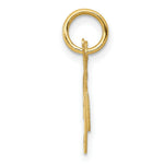 Load image into Gallery viewer, 14K Yellow Gold Small Fancy Script Initial Letter K Charm