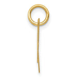 Load image into Gallery viewer, 14K Yellow Gold Small Fancy Script Initial Letter N Charm