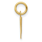 Load image into Gallery viewer, 14K Yellow Gold Small Fancy Script Initial Letter W Charm