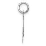 Load image into Gallery viewer, 14K White Gold Small Fancy Script Initial Letter A Charm Pendant