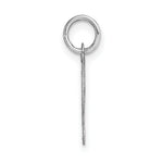 Load image into Gallery viewer, 14K White Gold Small Fancy Script Initial Letter H Charm Pendant