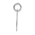 Load image into Gallery viewer, 14K White Gold Small Fancy Script Initial Letter M Charm Pendant