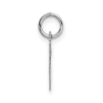 Load image into Gallery viewer, 14K White Gold Small Fancy Script Initial Letter S Charm Pendant