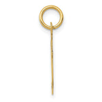 Load image into Gallery viewer, 14K Yellow Gold Medium Fancy Script Initial Letter F Charm Pendant