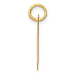 Load image into Gallery viewer, 14K Yellow Gold Medium Fancy Script Initial Letter H Charm Pendant