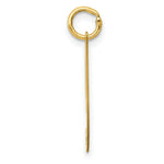 Load image into Gallery viewer, 14K Yellow Gold Medium Fancy Script Initial Letter I Charm Pendant