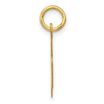 Load image into Gallery viewer, 14K Yellow Gold Medium Fancy Script Initial Letter K Charm Pendant