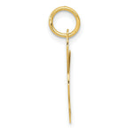 Load image into Gallery viewer, 14K Yellow Gold Medium Fancy Script Initial Letter L Charm Pendant