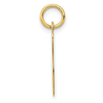 Load image into Gallery viewer, 14K Yellow Gold Medium Fancy Script Initial Letter S Charm Pendant