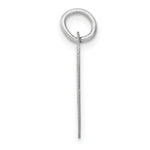 Load image into Gallery viewer, 14K White Gold Medium Fancy Script Initial Letter C Charm Pendant