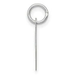 Load image into Gallery viewer, 14K White Gold Medium Fancy Script Initial Letter D Charm Pendant
