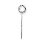 Load image into Gallery viewer, 14K White Gold Medium Fancy Script Initial Letter P Charm Pendant