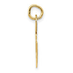 Load image into Gallery viewer, 14K Yellow Gold Large Fancy Script Letter Initial E Charm Pendant