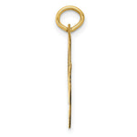Load image into Gallery viewer, 14K Yellow Gold Large Fancy Script Initial Letter F Charm Pendant