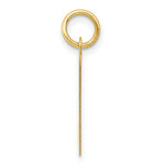 Load image into Gallery viewer, 14K Yellow Gold Large Fancy Script Initial Letter H Charm Pendant