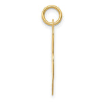 Load image into Gallery viewer, 14K Yellow Gold Large Fancy Script Initial Letter R Charm Pendant