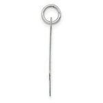 Load image into Gallery viewer, 14K White Gold Large Fancy Script Initial Letter A Charm Pendant