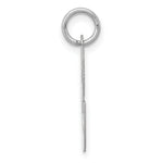 Load image into Gallery viewer, 14K White Gold Large Fancy Script Initial Letter C Charm Pendant