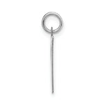 Load image into Gallery viewer, 14K White Gold Large Fancy Script Initial Letter H Charm Pendant