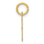 Load image into Gallery viewer, 14K Yellow Gold Small Script Initial Letter I Charm Pendant
