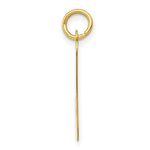 Load image into Gallery viewer, 14K Yellow Gold Small Script Initial Letter J Charm Pendant