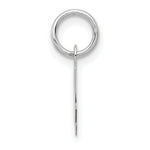 Load image into Gallery viewer, 14K White Gold Small Script Letter Initial A Charm Pendant