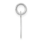 Load image into Gallery viewer, 14K White Gold Small Script Initial Letter C Charm Pendant