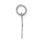 Load image into Gallery viewer, 14K White Gold Small Script Initial Letter F Charm Pendant