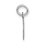 Load image into Gallery viewer, 14K White Gold Small Script Initial Letter G Charm Pendant