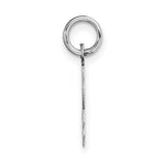 Load image into Gallery viewer, 14K White Gold Small Script Letter Initial L Charm Pendant