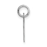 Load image into Gallery viewer, 14K White Gold Small Script Initial Letter M Charm Pendant