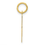 Load image into Gallery viewer, 14K Yellow Gold Medium Script Initial Letter A Charm Pendant